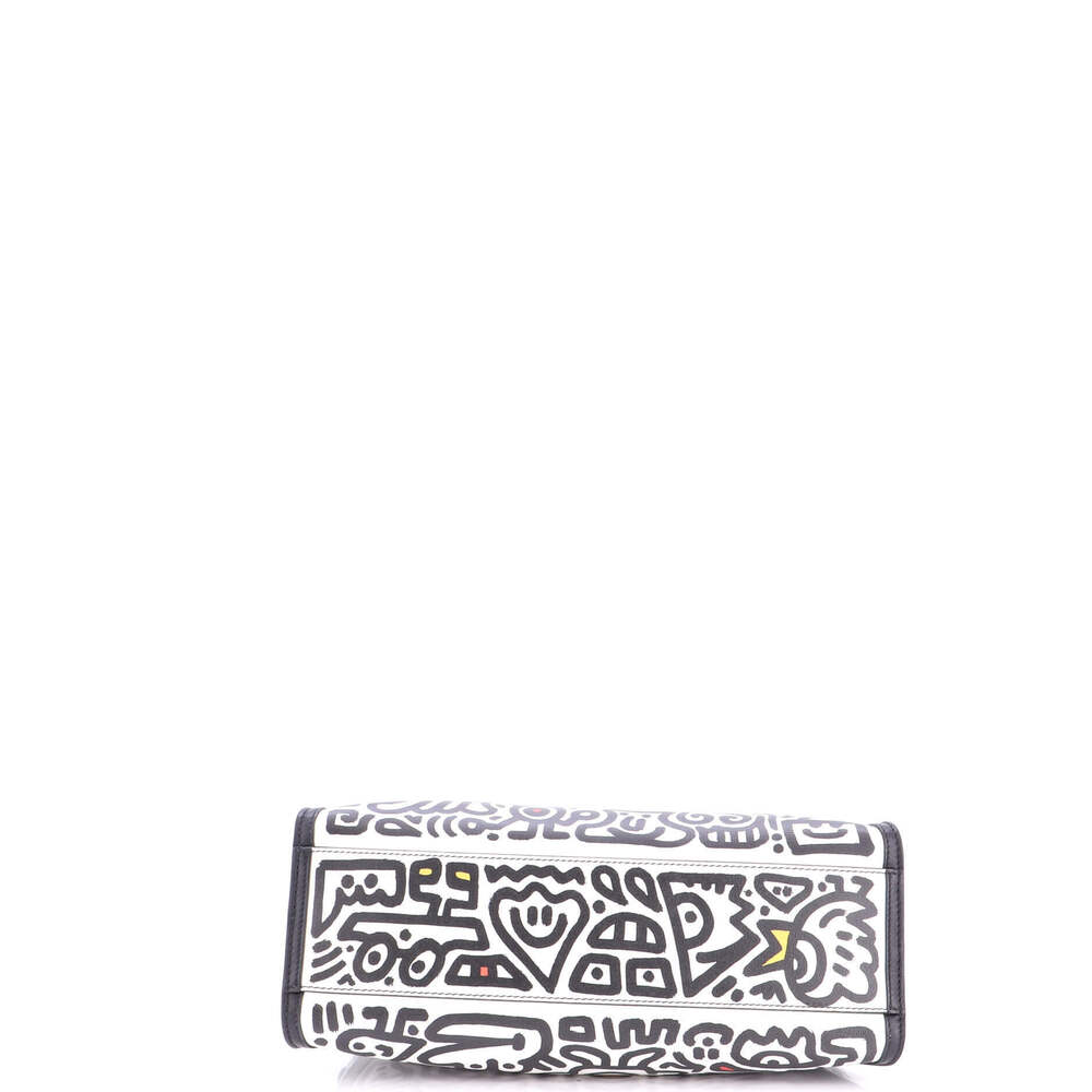 Fendi Regular x Mr. Doodle Peekaboo Iconic Bag Printed Leather - Picture 4 of 5